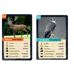 Die Spiegelburg Kartenspiel Quartett Heimische Tiere