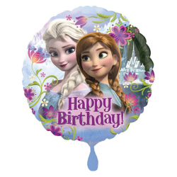 Folienballon Happy Birthday Frozen