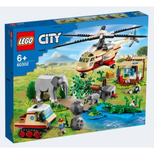 LEGO City Tierrettungseinsatz mit Hubschrauber 60302