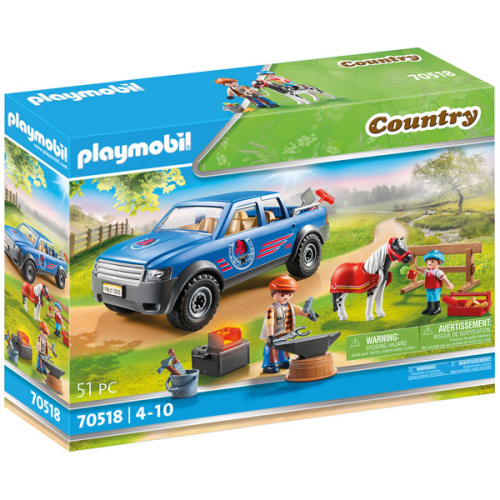 Playmobil Pferde mobiler Hufschmied mit Pick-up 70518