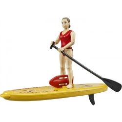 Bruder bworld Life Guard mit Stand Up Paddle 62785