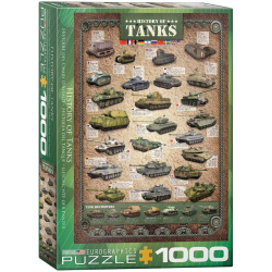 Puzzle Geschichte der Panzer 1000 Teile