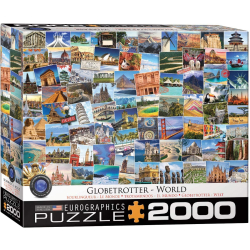 Puzzle Globetrotter World Sehenswürdigkeiten 2000 Teile