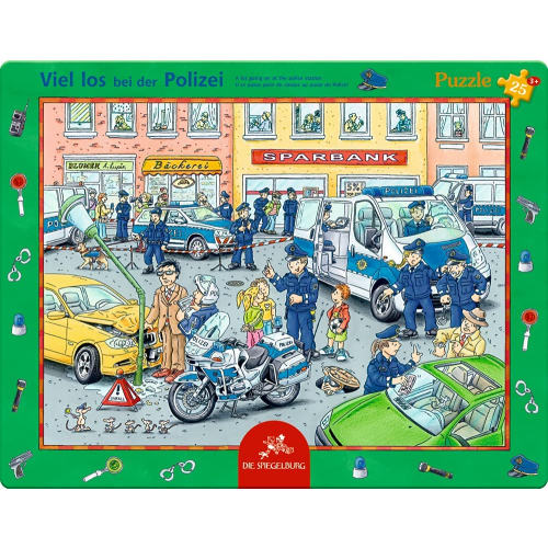 Die Spiegelburg Rahmenpuzzle - Polizei 25 Teile