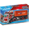 Playmobil LKW Laster mit Anhänger + Container 70771