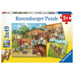 Ravensburger Puzzle Mein Reiterhof 3 x 49 Teile