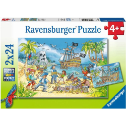 Ravensburger Puzzle Die Abenteuerinsel 2x24 Teile