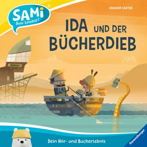 Ravensburger Buch Ida und der Bücherdieb SAMi Lesebär