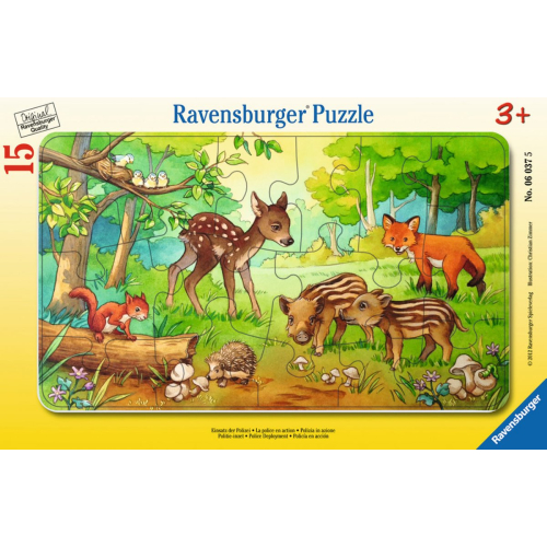 Ravensburger Puzzle Tierkinder des Waldes 15 Teile