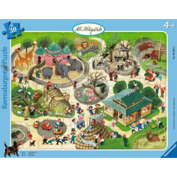 Ravensburger Puzzle Ali Mitgutsch: Im Zoo 30 Teile