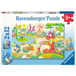Ravensburger Puzzle Lieblingsdinos 2x12 Teile