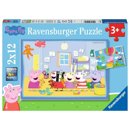 Ravensburger Puzzle Peppas Abenteuer 2x12 Teile