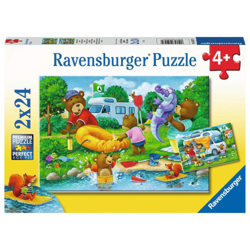 Ravensburger Puzzle Familie Bär 2x24 Teile