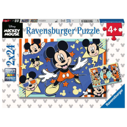 Ravensburger Puzzle Film ab! Mickey Mouse 2x24 Teile