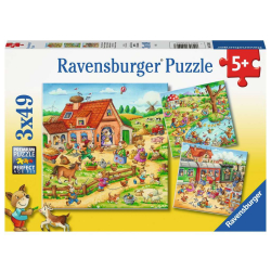 Ravensburger Puzzle Ferien auf dem Land 3x49 Teile