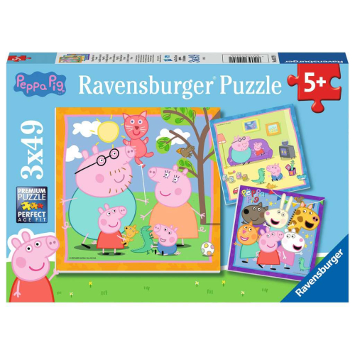 Ravensburger Puzzle Peppa Pigs Familie 3x49 Teile