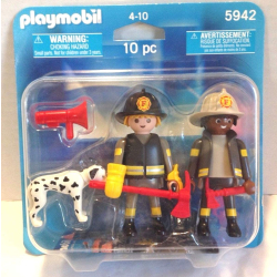 Playmobil DuoPack Amerikanische Feuerwehr mit Dalmatiner