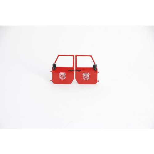 Bruder Ersatzteile Fahrer- und Beifahrertür Jeep Wrangler Rubicon FW rot 02528