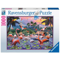 Ravensburger Puzzle Pinke Flamingos 1000 Teile