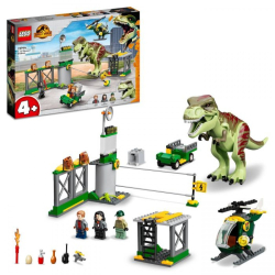 LEGO Jurassic World T.Rex Ausbruch mit Hubschrauber