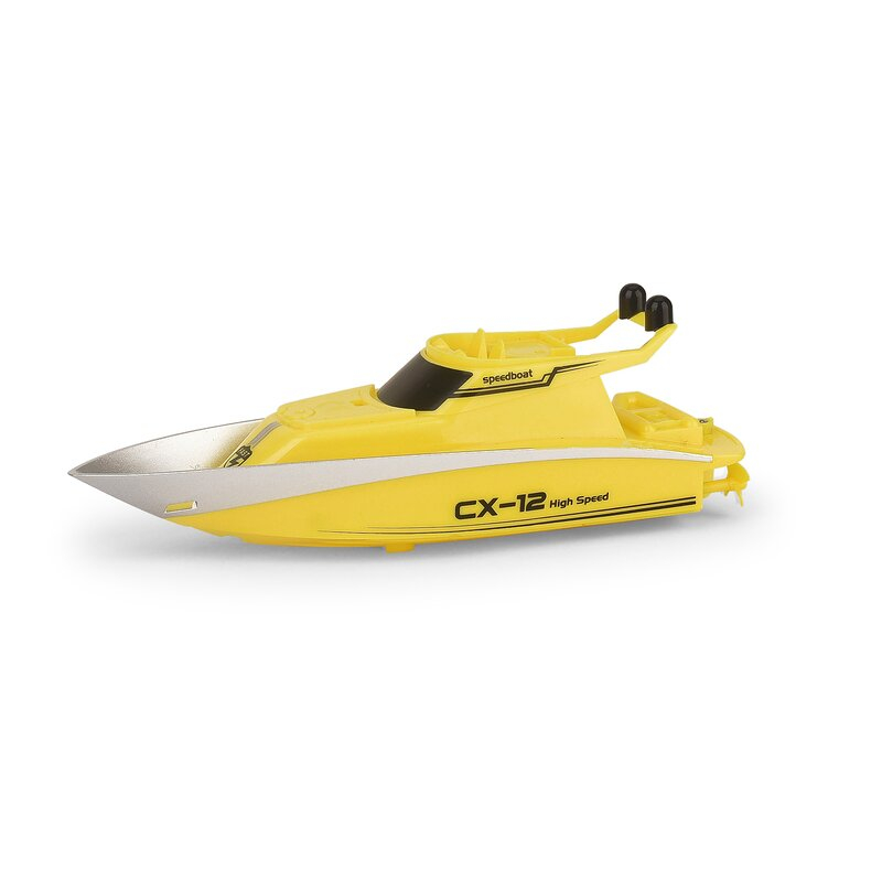 RC-Modell Mini Racing Yacht 2.4 GHz gelb ferngesteuertes Boot, 22,80 €
