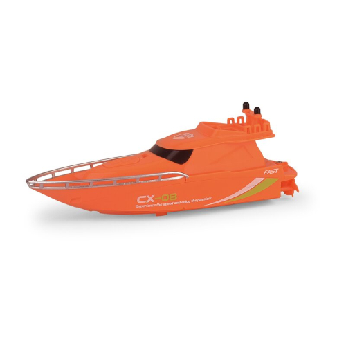 RC-Modell Mini Racing Yacht 2.4 GHz orange ferngesteuertes Boot