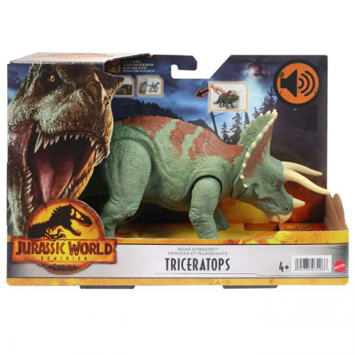 Mattel Jurassic World Dinosaurier Triceratops HDX34