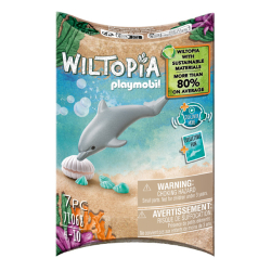 PLAYMOBIL Wiltopia Delfin jung mit Muschel 71068