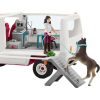Schleich Mobile Tierärztin mit Fohlen und beweglicher Figur 42439