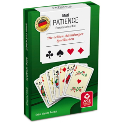 ASS Mini-Patience Solitaire oder Rommé Kartenspiel