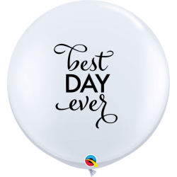 Qualatex "best day ever" 3 Riesenballon 2er-Beutel