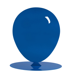 Ballongewicht "Rundballon"-Form blau