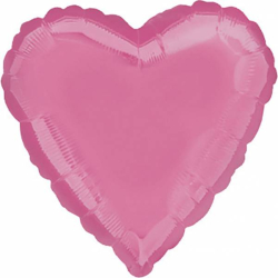 Folienballon Herz Pink 17 / 43 cm