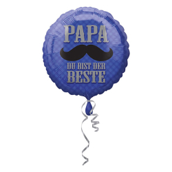 Folienballon Vatertag Papa du bist der Beste