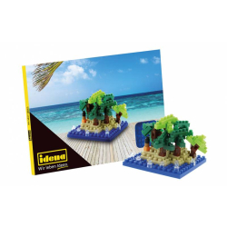 Idena Postkarte Minibausteine Happy Holiday Reise