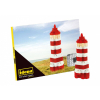 Idena Postkarte Minibausteine Leuchtturm