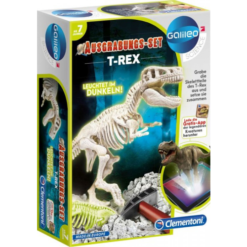 Dinosaurier Ausgrabungsset Galileo - T-Rex Glow in the dark