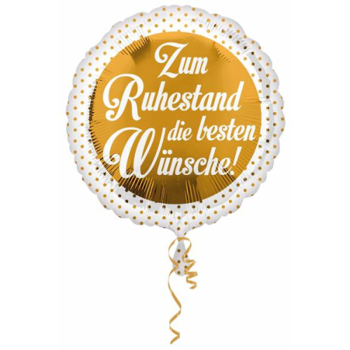 Folienballon Rente / Ruhestand 43cm