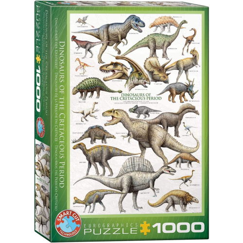 Puzzle Dinosaurier der Kreidezeit 1000 Teile