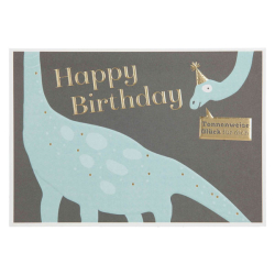 Klappkarte Einfach schön Dinosaurier Geburtstag