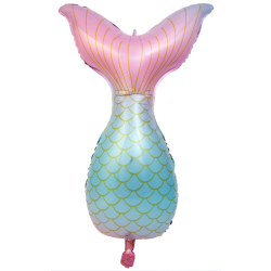 Folienballon Meerjungfrau Schwanzflosse / Mermaid Tail...