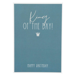 Klappkarte King of the day! Happy Birthday Geburtstagskarte