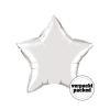 Folienballon Stern / Star 51 cm Silber / Silver