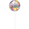 Folienballon Happy Birthday rund 46cm