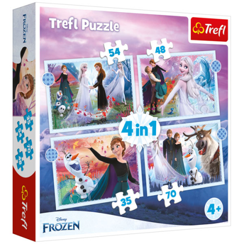 Puzzle Disney Frozen 4in1 Puzzle 35 48 54 70 Teile