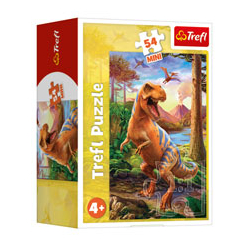 Trefl Mini Puzzle Dinosaurier T-Rex 54 Teile ab 4 Jahren