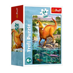 Trefl Mini Puzzle Dinosaurier Wasser 54 Teile ab 4 Jahren