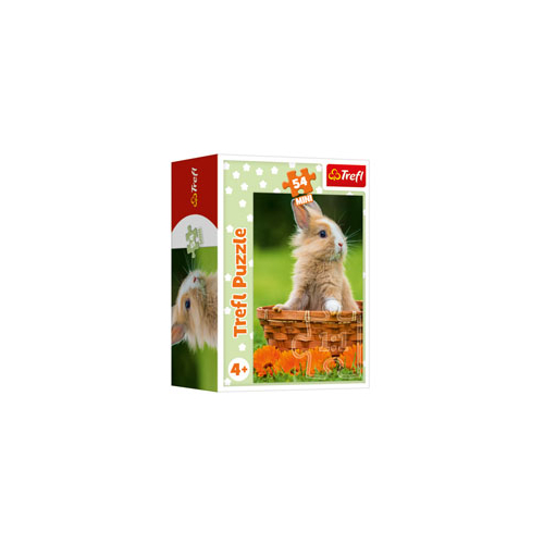 Trefl Mini Puzzle Liebe Tiere Kaninchen 54 Teile ab 4 Jahren
