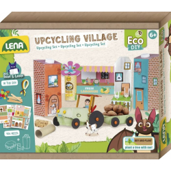 LENA Bastelset Eco Upcycling Village