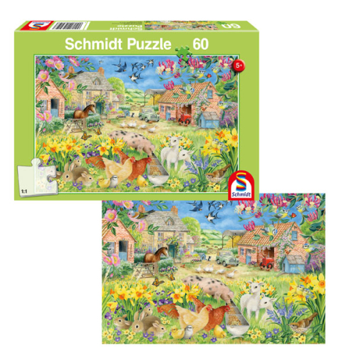 Schmidt Puzzle Mein kleiner Bauernhof 60 Teile
